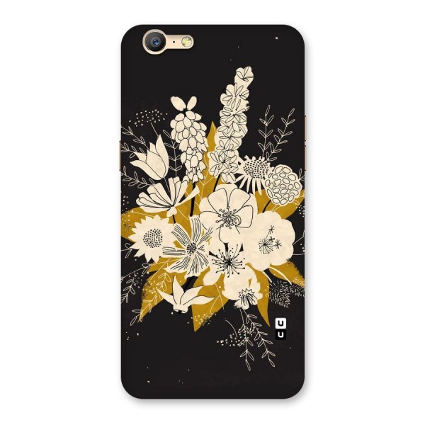 Flower Drawing Back Case for Oppo A57