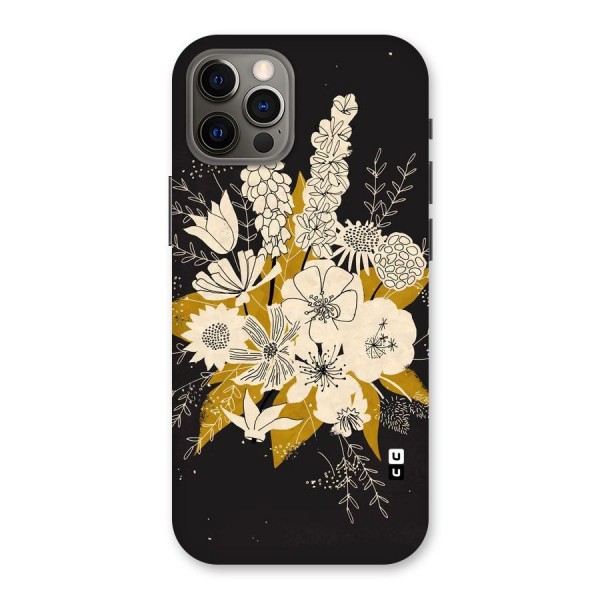 Flower Drawing Back Case for iPhone 12 Pro