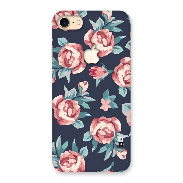 Flowers Painting Back Case for iPhone 7 Apple Cut