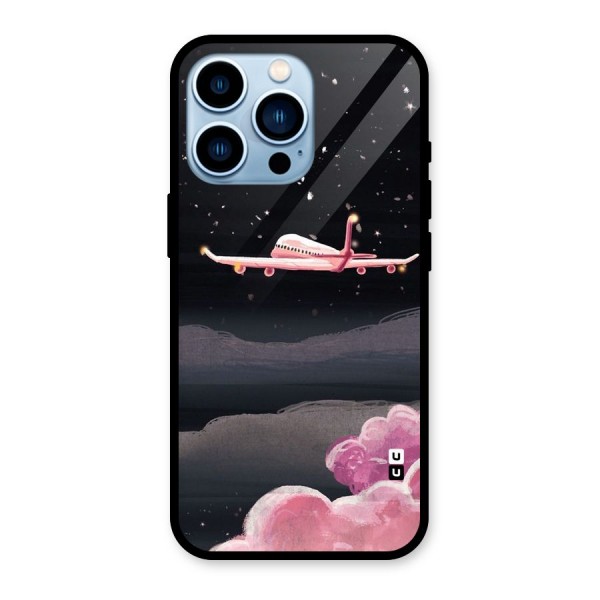 Fly Pink Glass Back Case for iPhone 13 Pro