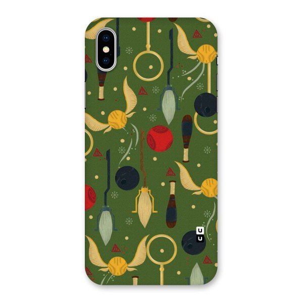 Flying Ball Pattern Back Case for iPhone X