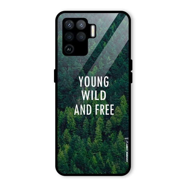 Forest Wanderlust Glass Back Case for Oppo F19 Pro