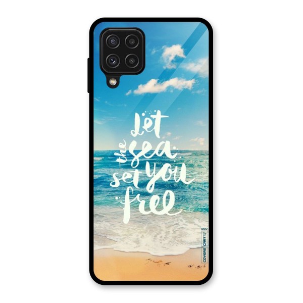 Free Sea Glass Back Case for Galaxy A22 4G