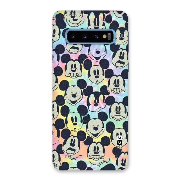 Fun Rainbow Faces Back Case for Galaxy S10
