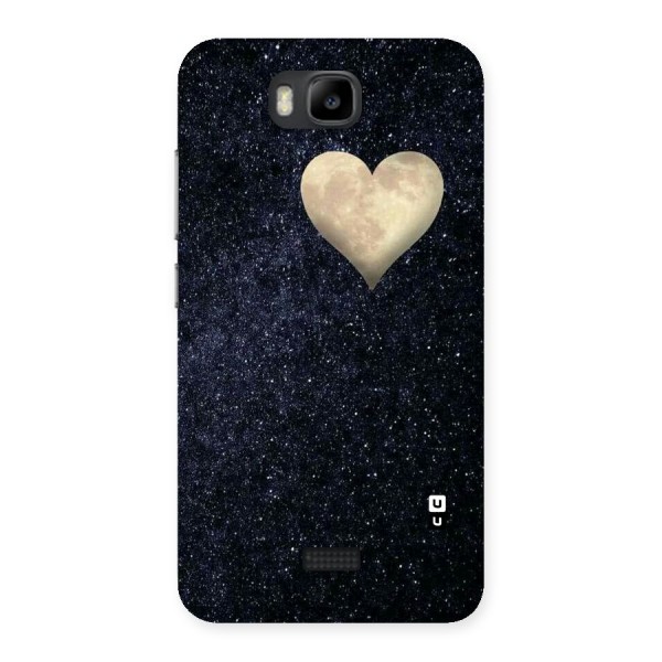 Galaxy Space Heart Back Case for Honor Bee