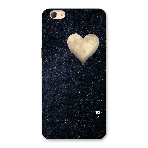 Galaxy Space Heart Back Case for Oppo F3 Plus