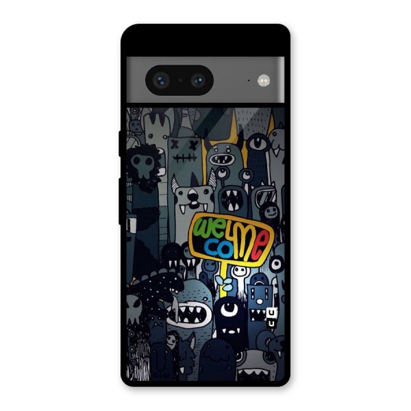 Ghost Welcome Glass Back Case for Google Pixel 7