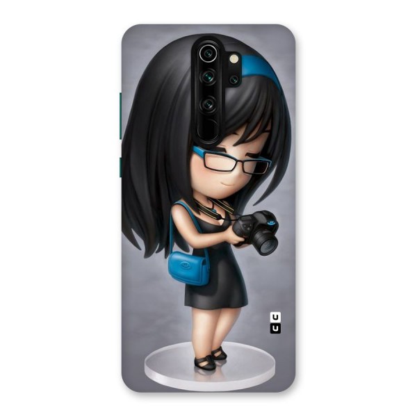 Girl With Camera Back Case for Redmi Note 8 Pro