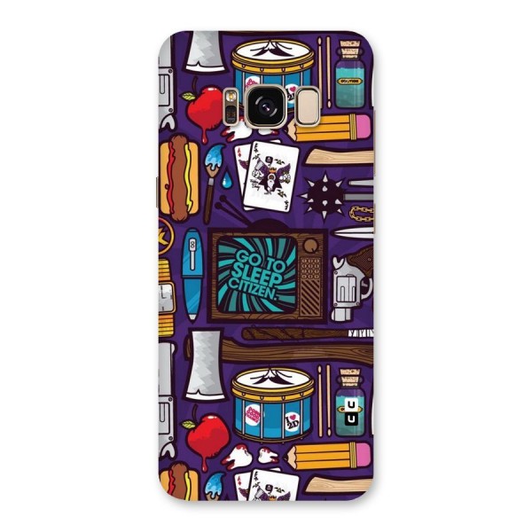 Go To Sleep Back Case for Galaxy S8