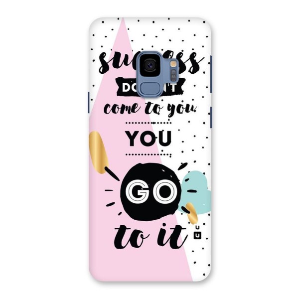 Go To Success Back Case for Galaxy S9