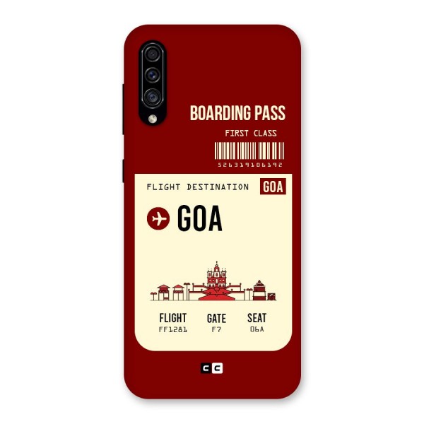 Goa Boarding Pass Back Case for Galaxy A30s