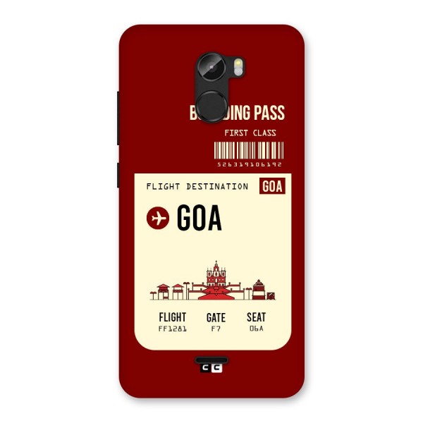 Goa Boarding Pass Back Case for Gionee X1