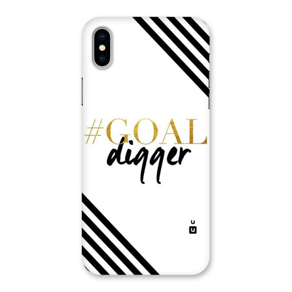 Goal Digger Back Case for iPhone X