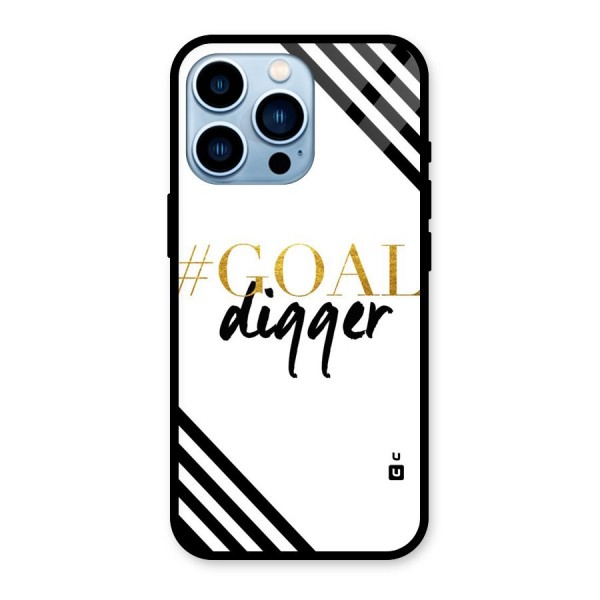 Goal Digger Glass Back Case for iPhone 13 Pro