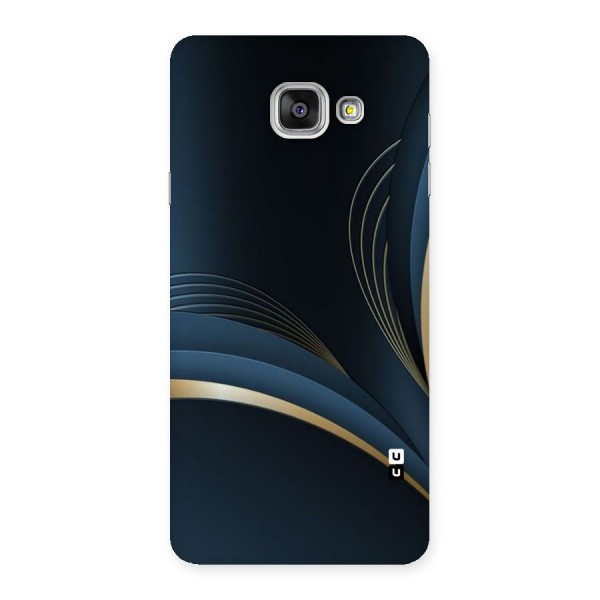 Gold Blue Beauty Back Case for Galaxy A7 2016