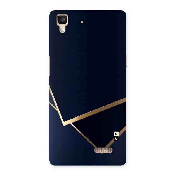 Gold Corners Back Case for Oppo R7