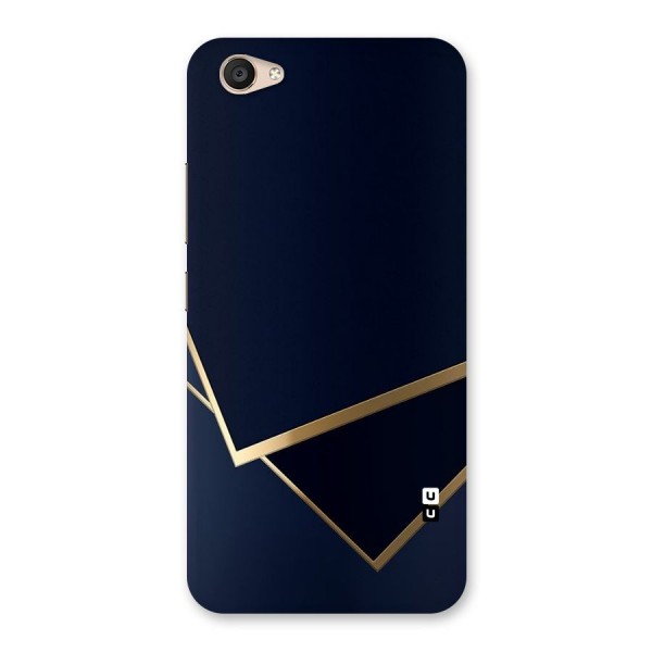 Gold Corners Back Case for Vivo V5 Plus