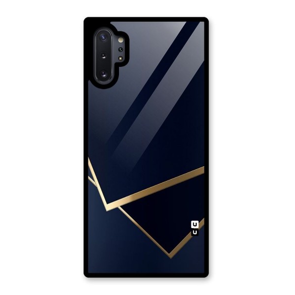 Gold Corners Glass Back Case for Galaxy Note 10 Plus