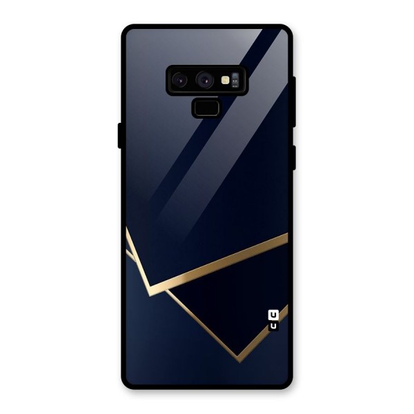 Gold Corners Glass Back Case for Galaxy Note 9