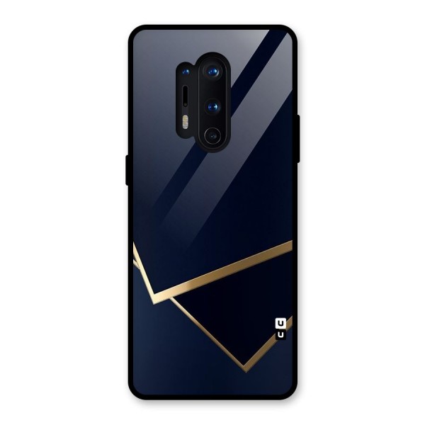 Gold Corners Glass Back Case for OnePlus 8 Pro