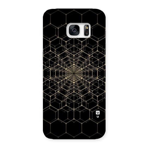 Gold Web Back Case for Galaxy S7 Edge