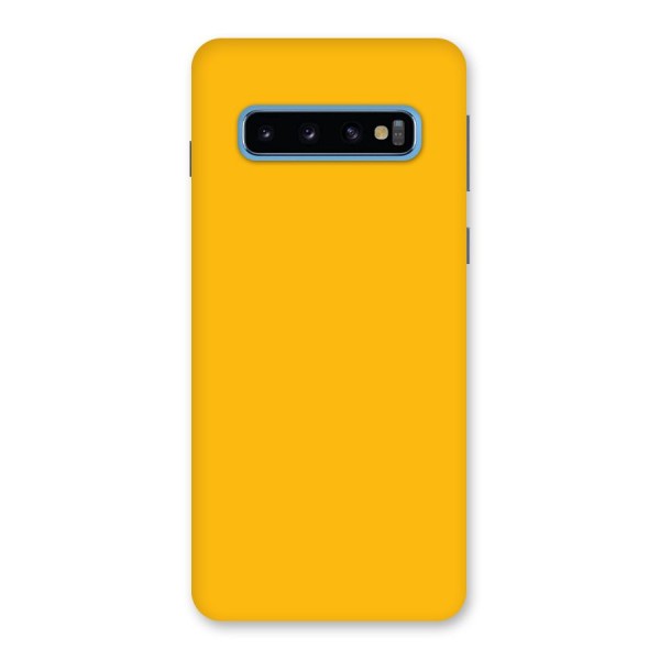Gold Yellow Back Case for Galaxy S10