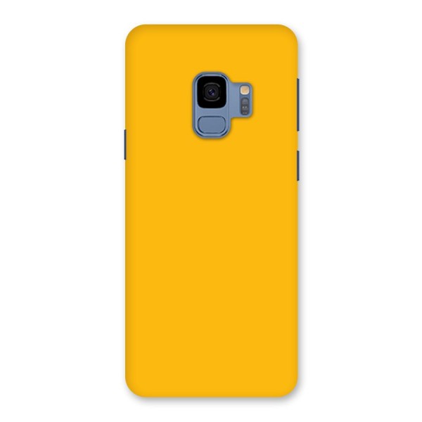 Gold Yellow Back Case for Galaxy S9