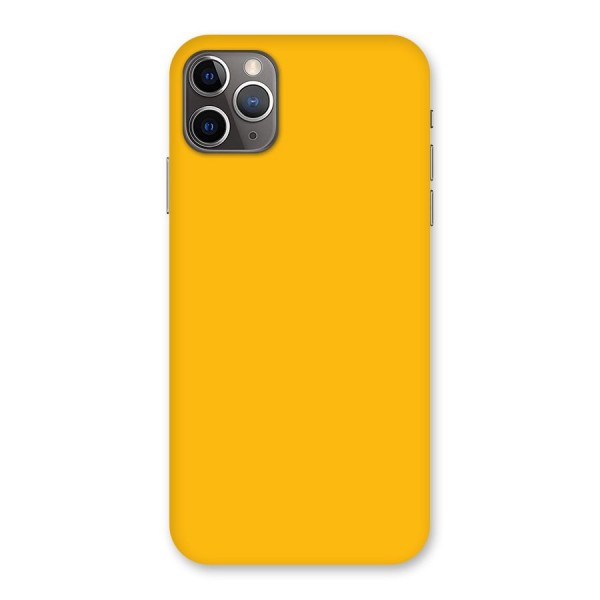Gold Yellow Back Case for iPhone 11 Pro Max