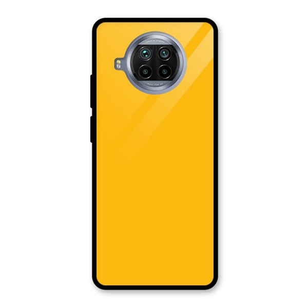 Gold Yellow Glass Back Case for Mi 10i