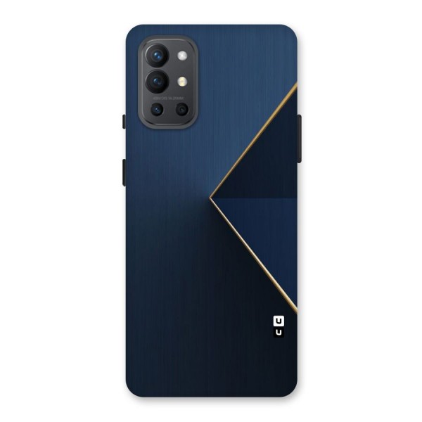Golden Blue Triangle Back Case for OnePlus 9R