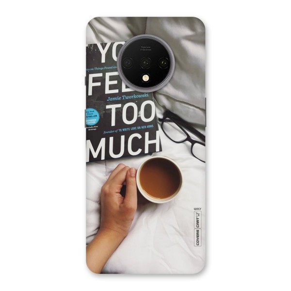 Good Reads And Coffee Back Case for OnePlus 7T