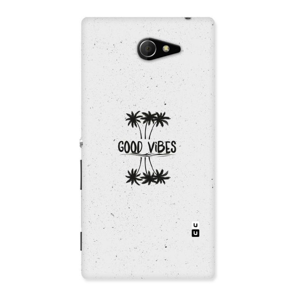 Good Vibes Rugged Back Case for Sony Xperia M2