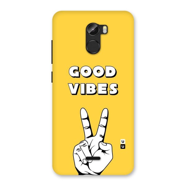 Good Vibes Victory Back Case for Gionee X1