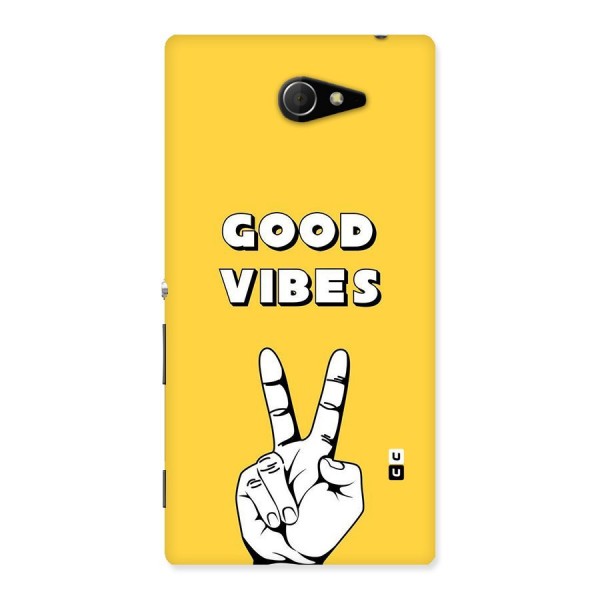 Good Vibes Victory Back Case for Sony Xperia M2