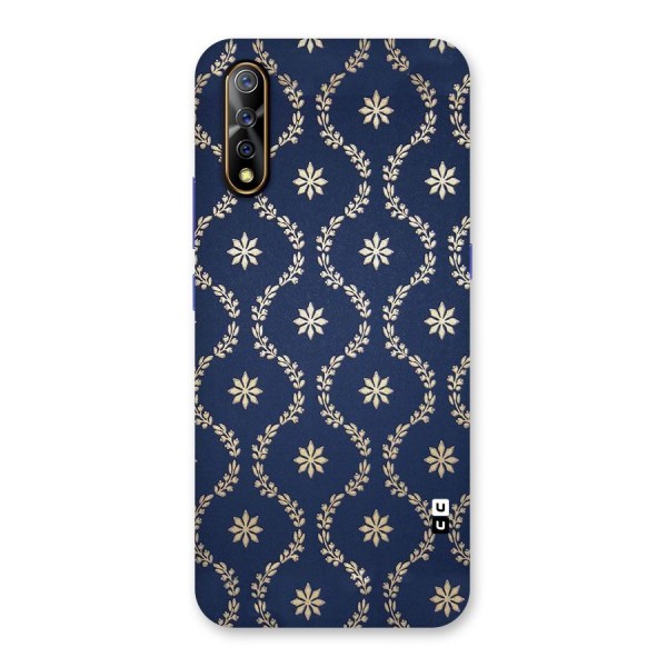Gorgeous Gold Leaf Pattern Back Case for Vivo S1