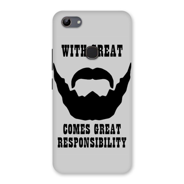 Great Beard Great Responsibility Back Case for Vivo Y81