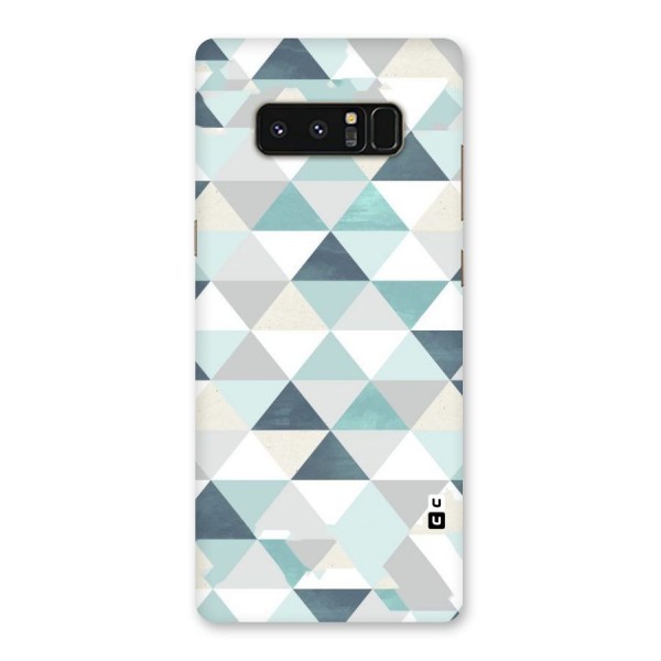Green And Grey Pattern Back Case for Galaxy Note 8