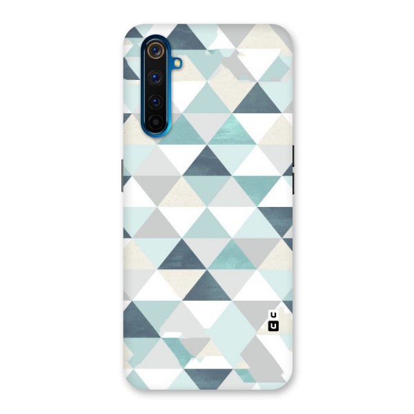Green And Grey Pattern Back Case for Realme 6 Pro