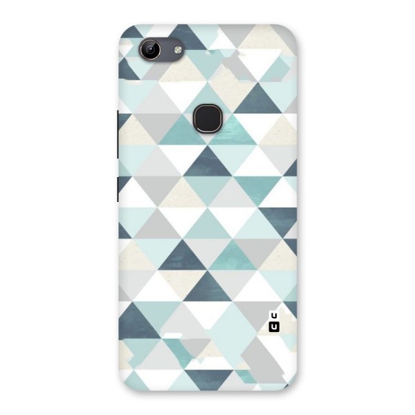 Green And Grey Pattern Back Case for Vivo Y81