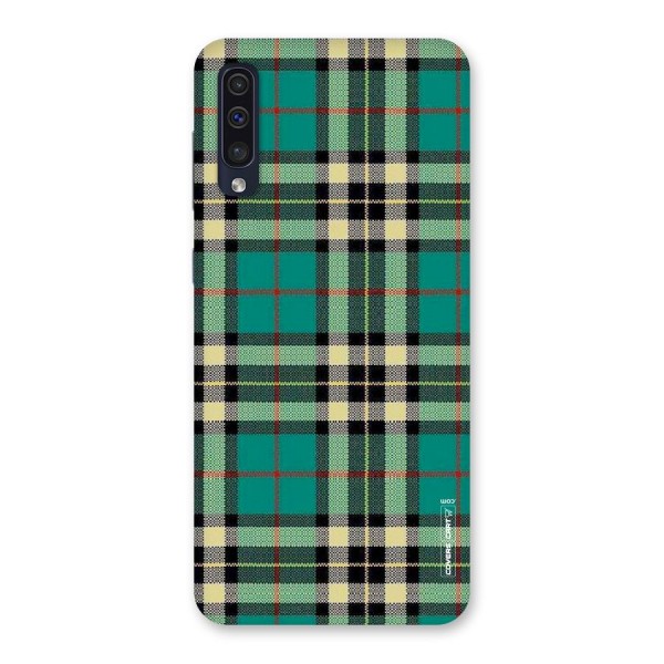 Green Check Back Case for Galaxy A50