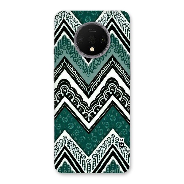 Green Chevron Back Case for OnePlus 7T