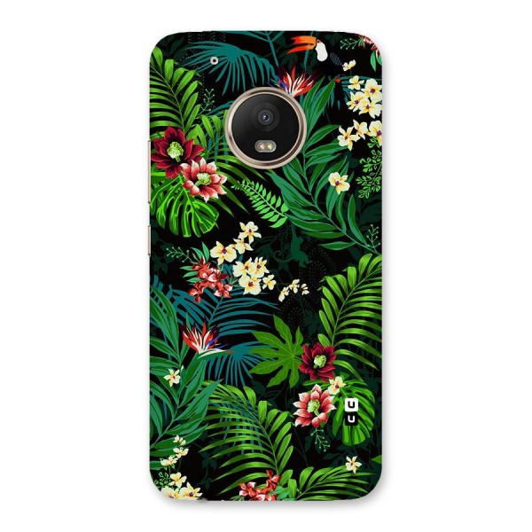 Green Leaf Design Back Case for Moto G5 Plus