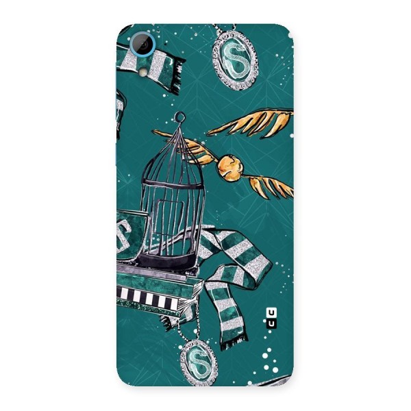 Green Scarf Back Case for HTC Desire 826