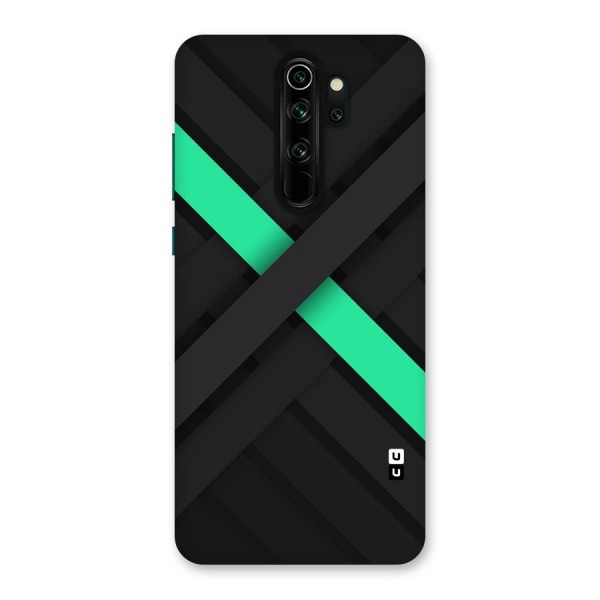 Green Stripe Diagonal Back Case for Redmi Note 8 Pro