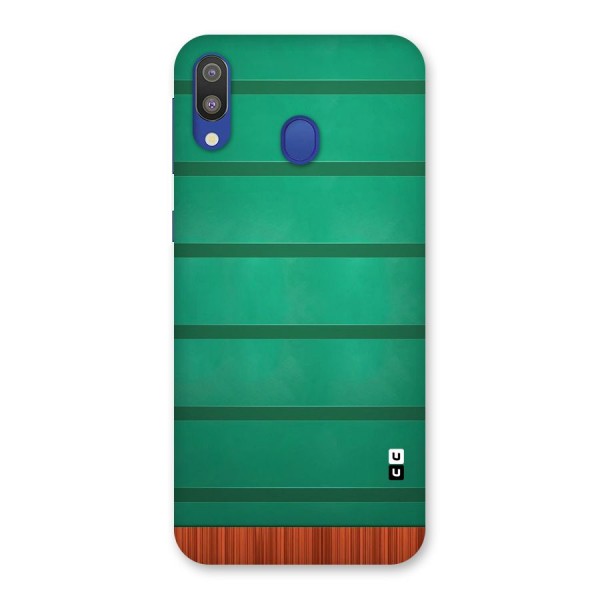 Green Wood Stripes Back Case for Galaxy M20