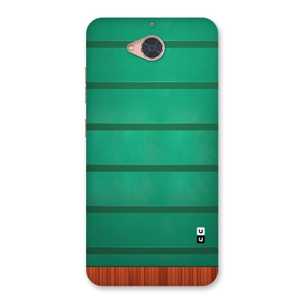 Green Wood Stripes Back Case for Gionee S6 Pro