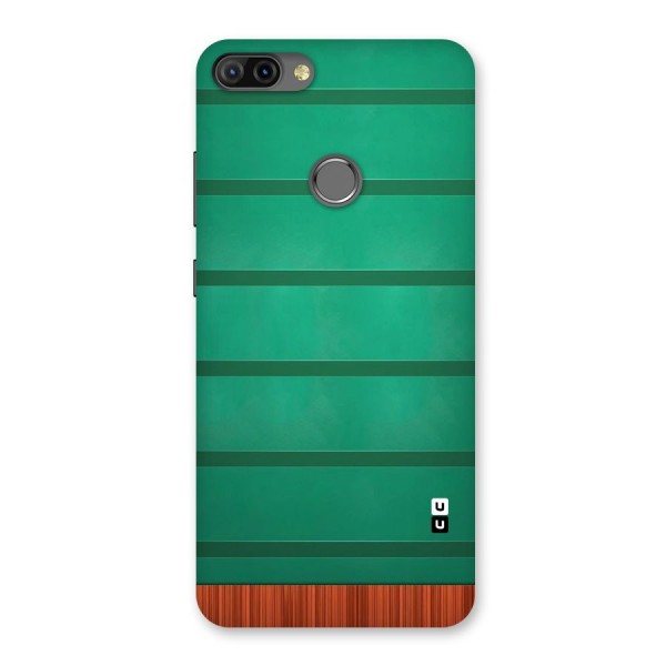 Green Wood Stripes Back Case for Infinix Hot 6 Pro