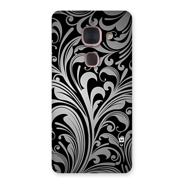 Grey Beauty Pattern Back Case for Le Max 2
