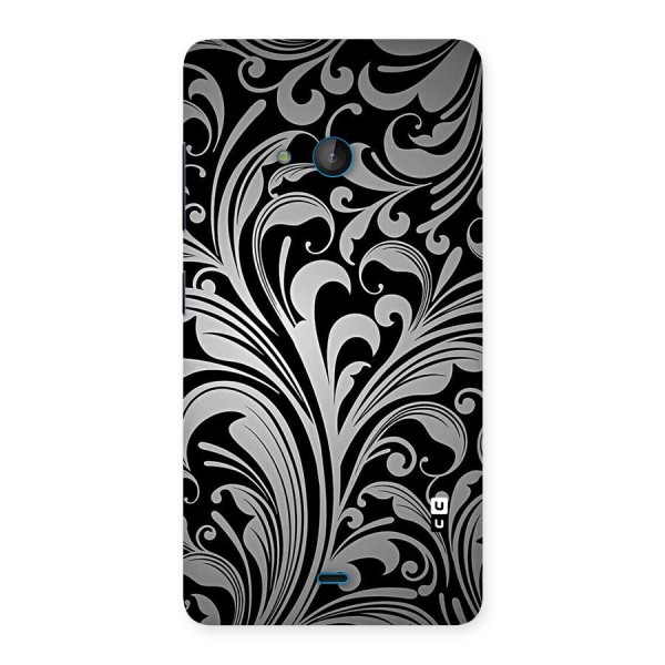 Grey Beauty Pattern Back Case for Lumia 540