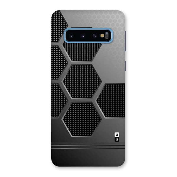 Grey Black Hexa Back Case for Galaxy S10